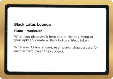 Black Lotus Lounge (Black Lotus Unknown Planechase) (OVER-) - Oversize Cards-1
