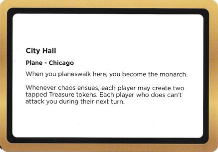 City Hall (Black Lotus Unknown Planechase) (OVER-) - Oversize Cards-1