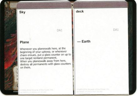 Sky Deck (Black Lotus Unknown Planechase) (OVER-) - Oversize Cards-1