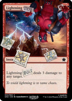 Lightning Bolt (042) (SLD-042) - Secret Lair Drop Series Foil-1