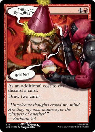 Thrill of Possibility (615) (Pool Party Foil) (SLD-615) - Secret Lair Drop Series Foil-1