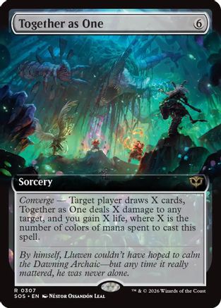 Together as One (Extended Art) (SOS-307) - Secrets of Strixhaven-1