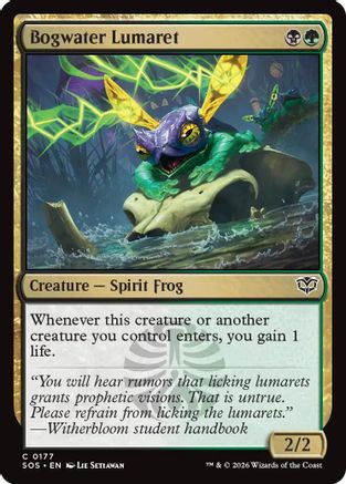 Bogwater Lumaret (SOS-177) - Secrets of Strixhaven Foil-1