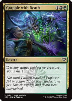 Grapple with Death (SOS-192) - Secrets of Strixhaven Foil-1