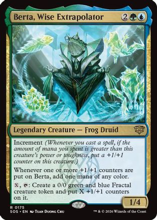 Berta, Wise Extrapolator (SOS-175) - Secrets of Strixhaven-1