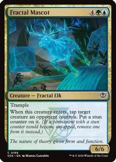 Fractal Mascot (SOS-189) - Secrets of Strixhaven Foil-1