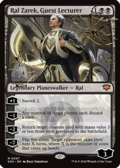 Ral Zarek, Guest Lecturer (SOS-097) - Secrets of Strixhaven Foil-1