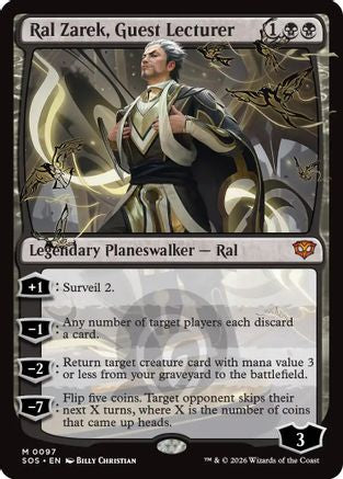 Ral Zarek, Guest Lecturer (SOS-097) - Secrets of Strixhaven-1