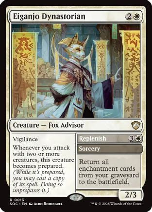 Eiganjo Dynastorian (SOC-013) - Commander: Secrets of Strixhaven-1