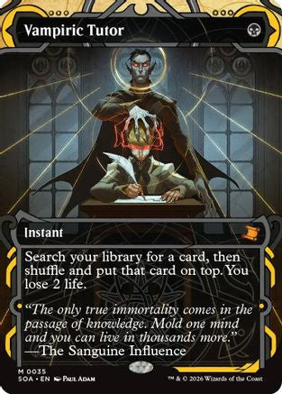Vampiric Tutor (SOA-035) - Secrets of Strixhaven: Mystical Archive-1