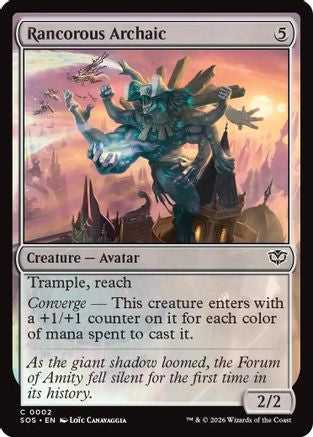Rancorous Archaic (SOS-002) - Secrets of Strixhaven-1