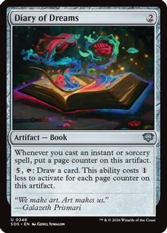 Diary of Dreams (SOS-248) - Secrets of Strixhaven Foil-1