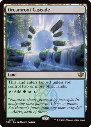 Dreamroot Cascade (SOS-254) - Secrets of Strixhaven Foil-1