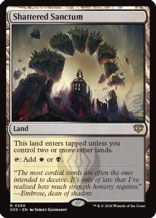 Shattered Sanctum (SOS-260) - Secrets of Strixhaven Foil-1