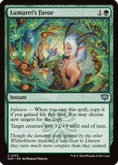Lumaret's Favor (SOS-153) - Secrets of Strixhaven Foil-1