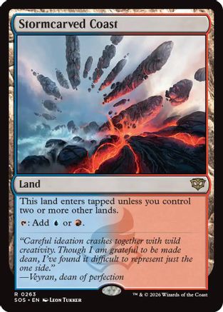 Stormcarved Coast (SOS-263) - Secrets of Strixhaven Foil-1