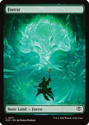 Forest (0271) (SOS-271) - Secrets of Strixhaven Foil-1
