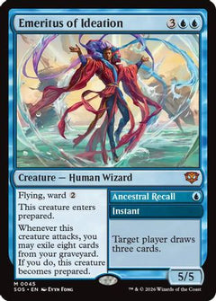 Emeritus of Ideation (SOS-045) - Secrets of Strixhaven Foil-1