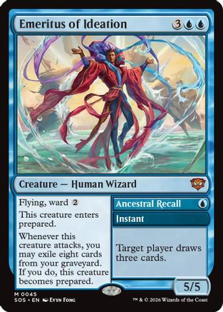Emeritus of Ideation (SOS-045) - Secrets of Strixhaven-1