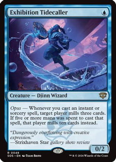 Exhibition Tidecaller (SOS-048) - Secrets of Strixhaven Foil-1