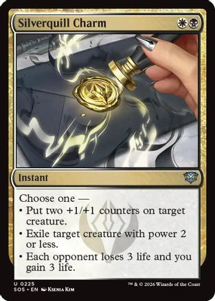 Silverquill Charm (SOS-225) - Secrets of Strixhaven-1
