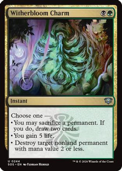 Witherbloom Charm (SOS-244) - Secrets of Strixhaven Foil-1