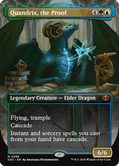 Quandrix, the Proof (Borderless) (SOS-286) - Secrets of Strixhaven-1