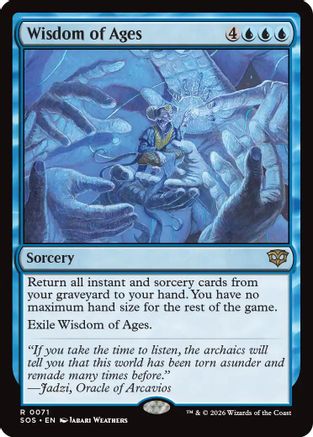 Wisdom of Ages (SOS-071) - Secrets of Strixhaven-1