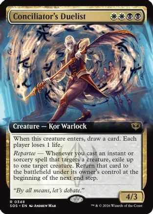 Conciliator's Duelist (Extended Art) (SOS-348) - Secrets of Strixhaven-1