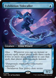 Exhibition Tidecaller (Extended Art) (SOS-316) - Secrets of Strixhaven Foil-1