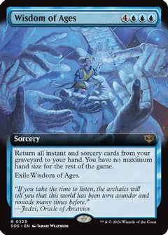 Wisdom of Ages (Extended Art) (SOS-323) - Secrets of Strixhaven Foil-1
