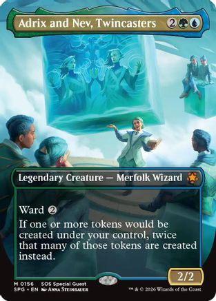 Adrix and Nev, Twincasters (Borderless) (SPG-156) - Special Guests-1