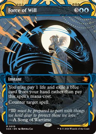 Force of Will (SOA-019) - Secrets of Strixhaven: Mystical Archive Foil-1