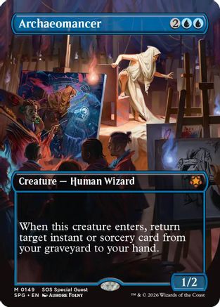 Archaeomancer (Borderless) (SPG-149) - Special Guests Foil-1