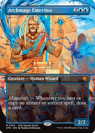 Archmage Emeritus (Borderless) (SPG-150) - Special Guests Foil-1