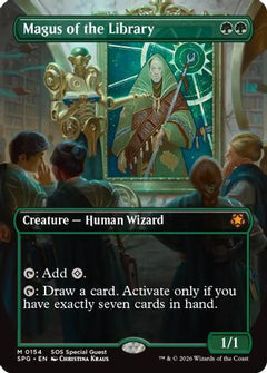 Magus of the Library (Borderless) (SPG-154) - Special Guests Foil-1