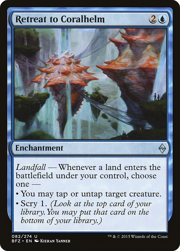Retreat to Coralhelm [Battle for Zendikar]-1