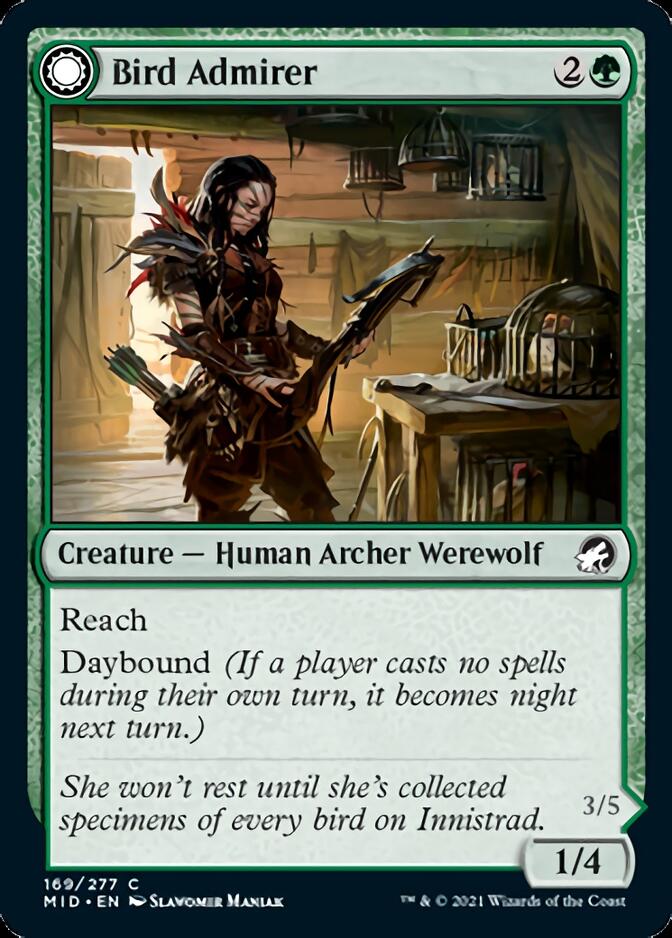 Bird Admirer // Wing Shredder [Innistrad: Midnight Hunt]-1