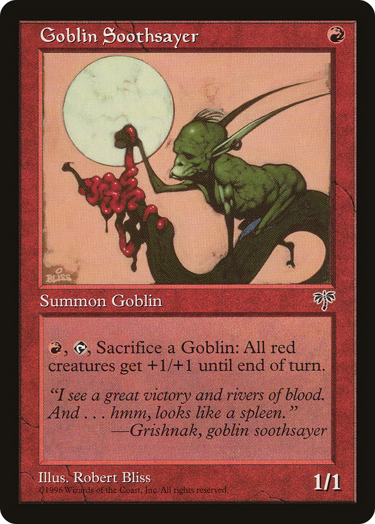 Goblin Soothsayer [Mirage]-1
