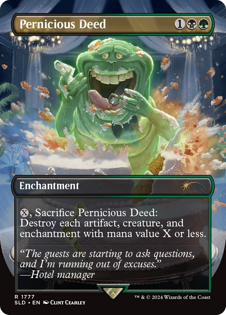 Pernicious Deed (SLD-1777) - Secret Lair Drop (Borderless) Foil-1