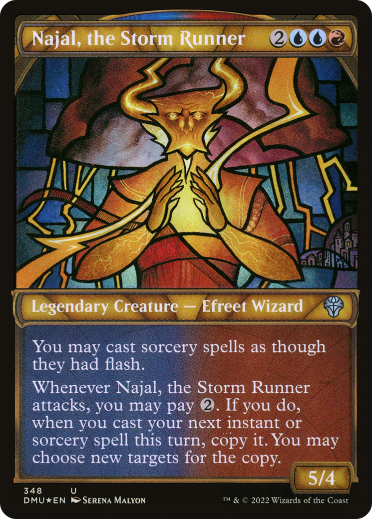 Najal, the Storm Runner (Showcase Textured) [Dominaria United]-1