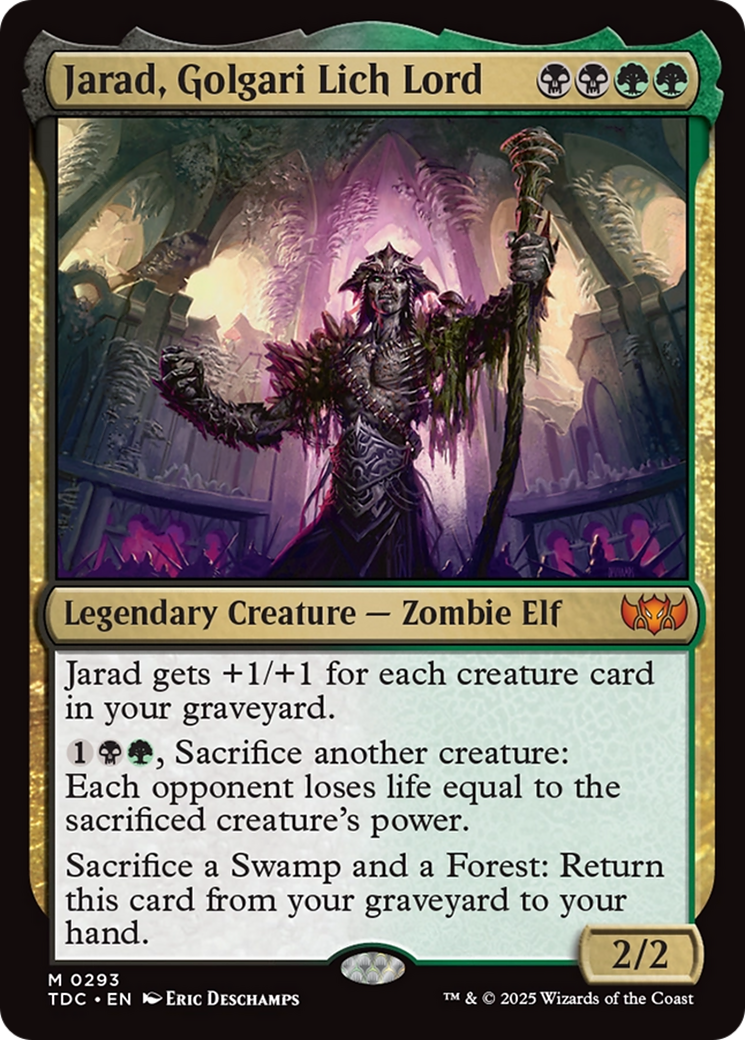 Jarad, Golgari Lich Lord [Tarkir: Dragonstorm Commander]-1