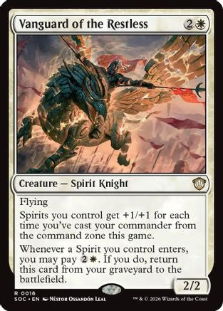 Vanguard of the Restless (SOC-016) - Commander: Secrets of Strixhaven-1