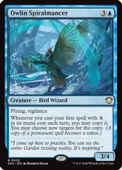 Owlin Spiralmancer (SOC-022) - Commander: Secrets of Strixhaven-1