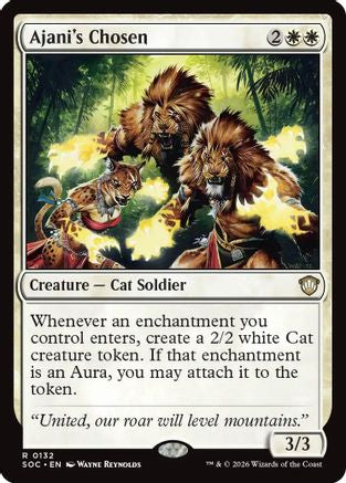 Ajani's Chosen (SOC-132) - Commander: Secrets of Strixhaven-1