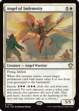 Angel of Indemnity (SOC-133) - Commander: Secrets of Strixhaven-1