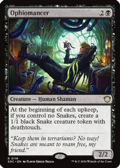 Ophiomancer (SOC-118) - Commander: Secrets of Strixhaven-1