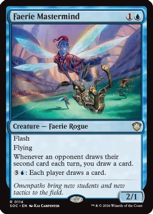 Faerie Mastermind (SOC-114) - Commander: Secrets of Strixhaven-1