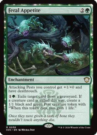 Feral Appetite (SOC-038) - Commander: Secrets of Strixhaven-1
