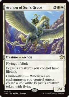 Archon of Sun's Grace (SOC-137) - Commander: Secrets of Strixhaven-1